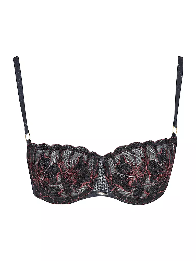 CHANTELLE | Sujetador con aros FLEURS SIGNATURE sailing blue lurex | Azul oscuro