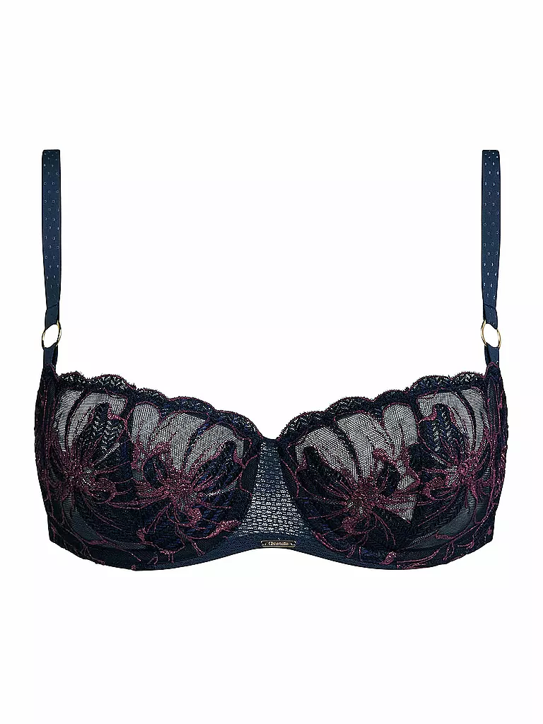 CHANTELLE | Sujetador con aros FLEURS SIGNATURE sailing blue lurex | 