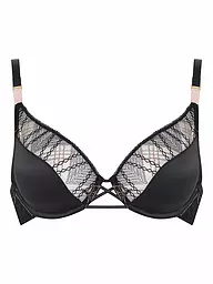 CHANTELLE | Sujetador con aros MEMENTO negro / lurex rosa | Negro