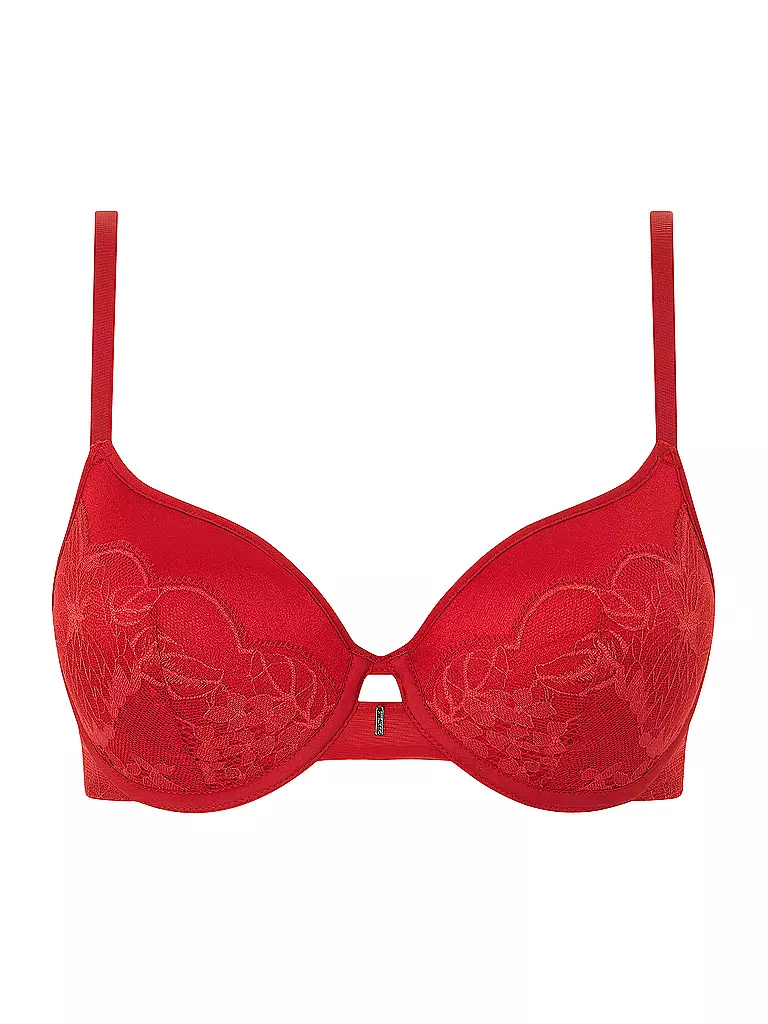 CHANTELLE | Sujetador con aros MIDNIGHT FLOWERS scarlet | Rojo