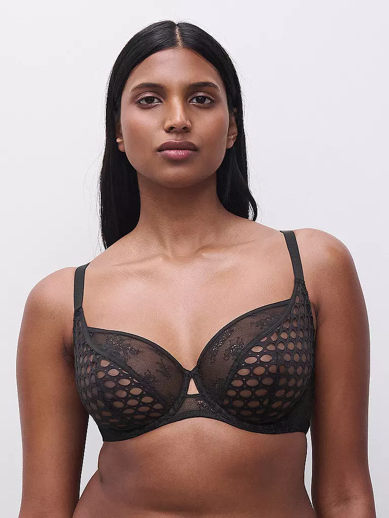 CHANTELLE | Sujetador con aros POISON negro | Negro