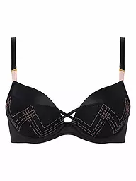 CHANTELLE | Sujetador Push Up MEMENTO negro / lurex rosa | Negro