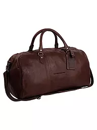 CHESTERFIELD | Bolsa de cuero - Weekender WILLIAM | Marrón