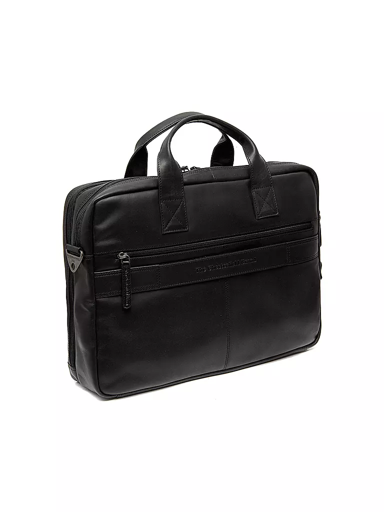 CHESTERFIELD | Bolso de cuero - Bolso para portátil FRAZER | Negro
