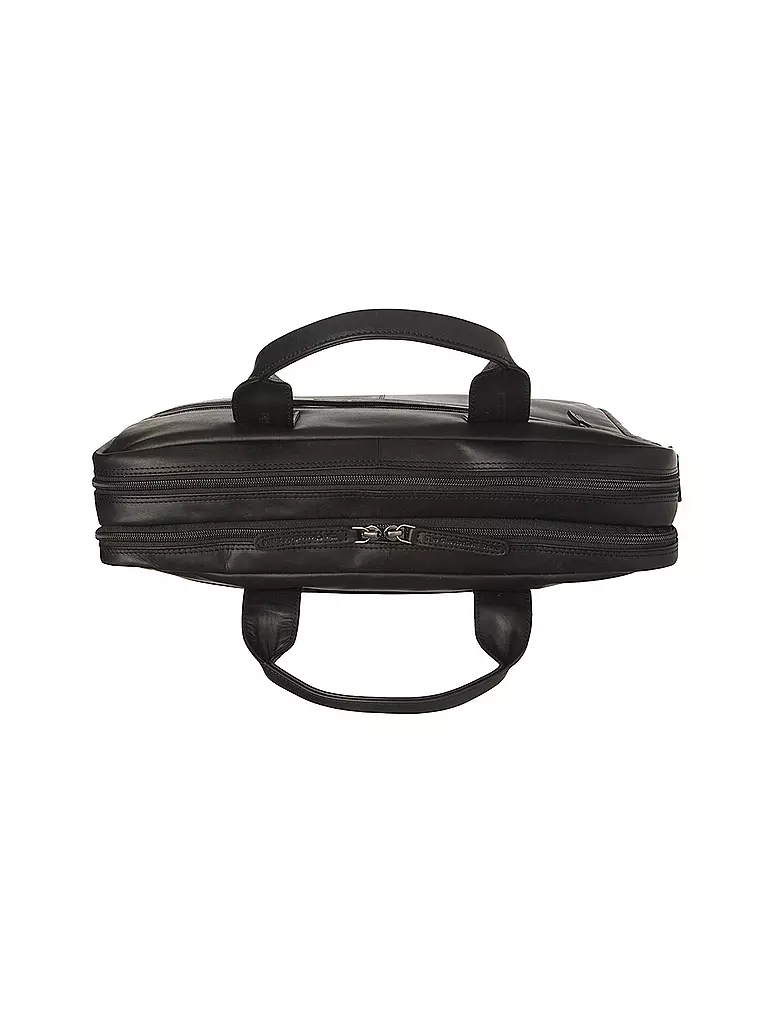 CHESTERFIELD | Bolso de cuero - Bolso para portátil FRAZER | Negro