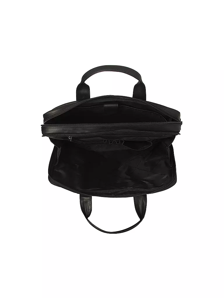 CHESTERFIELD | Bolso de cuero - Bolso para portátil FRAZER | Negro