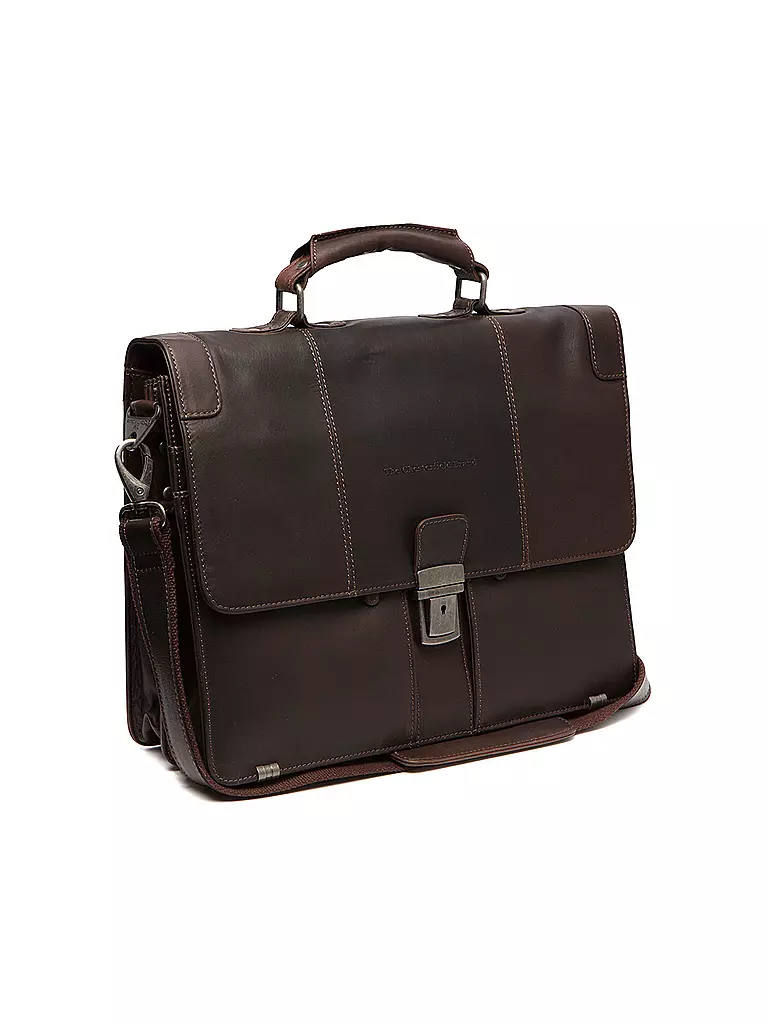 CHESTERFIELD | Bolso de cuero - Maletín STUTTGART 14" | Marrón