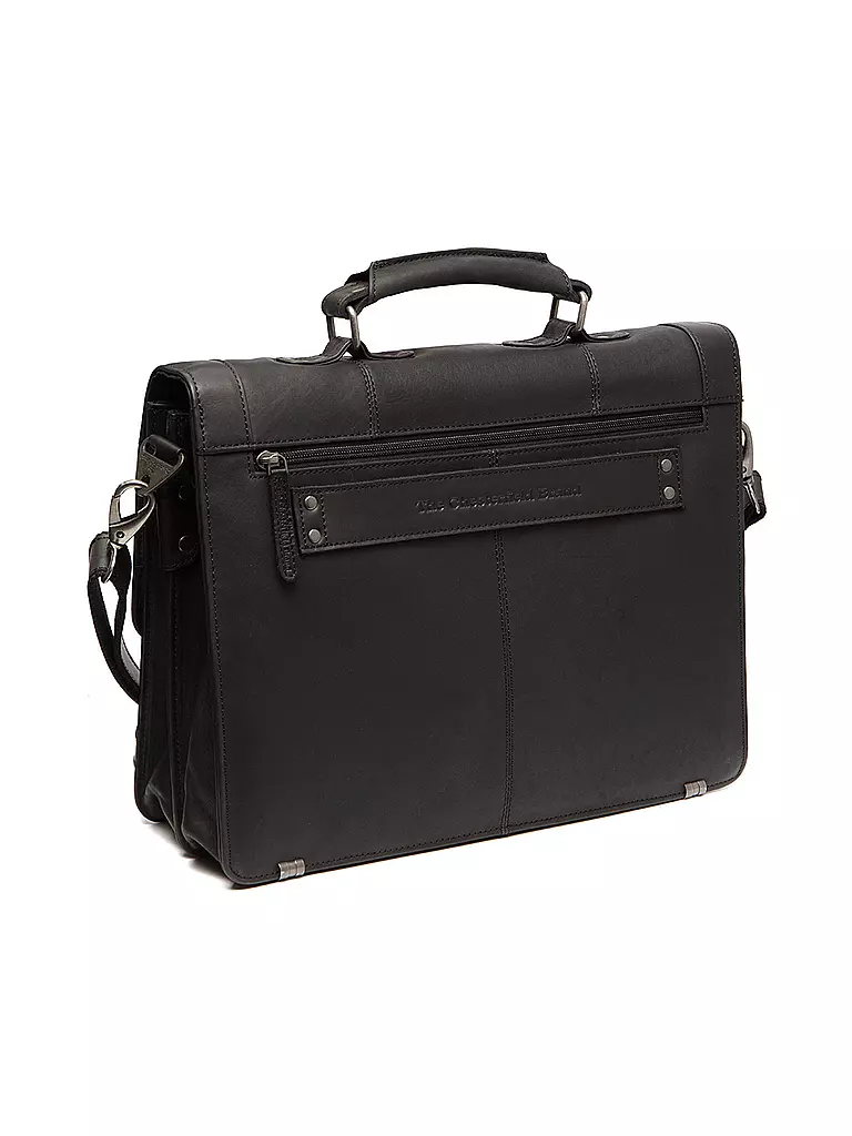 CHESTERFIELD | Bolso de cuero - Maletín STUTTGART 14" | Negro