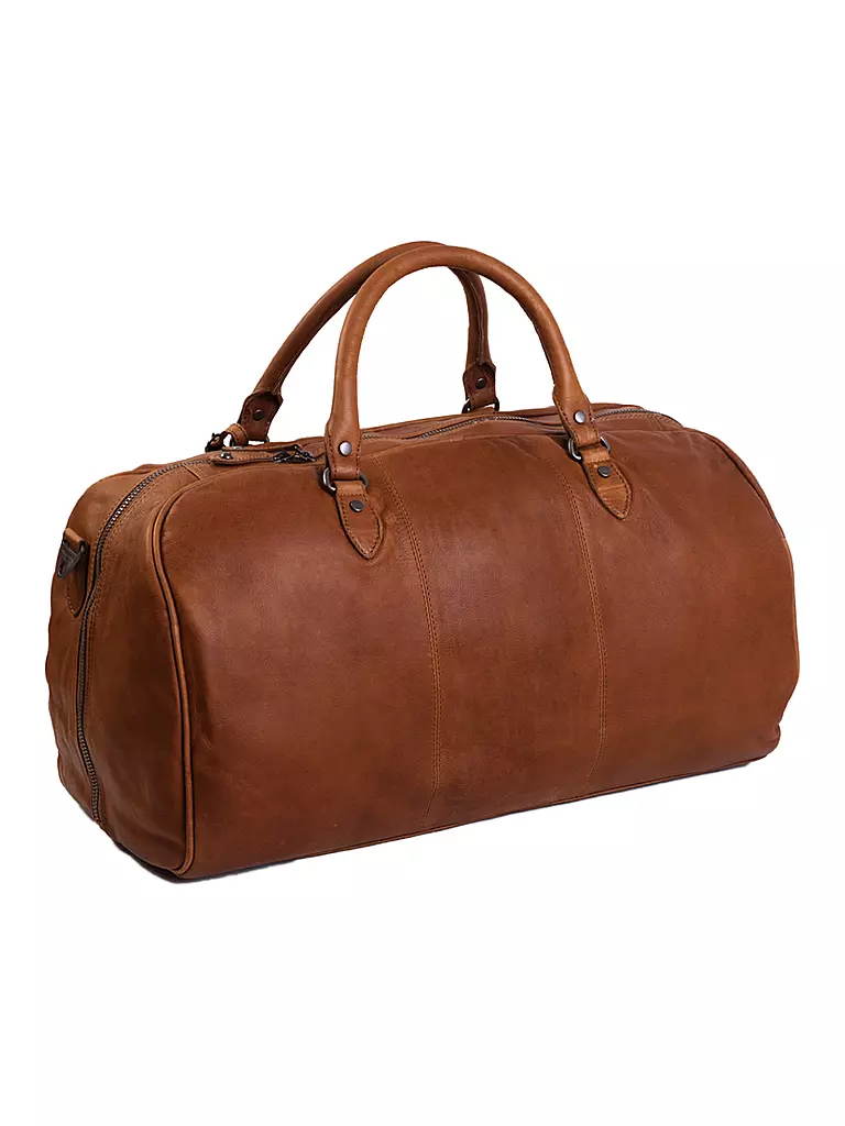 CHESTERFIELD | Bolso de cuero - Weekender WILLIAM | Camel