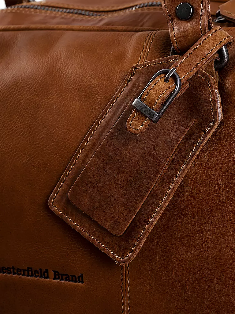 CHESTERFIELD | Bolso de cuero - Weekender WILLIAM | Camel