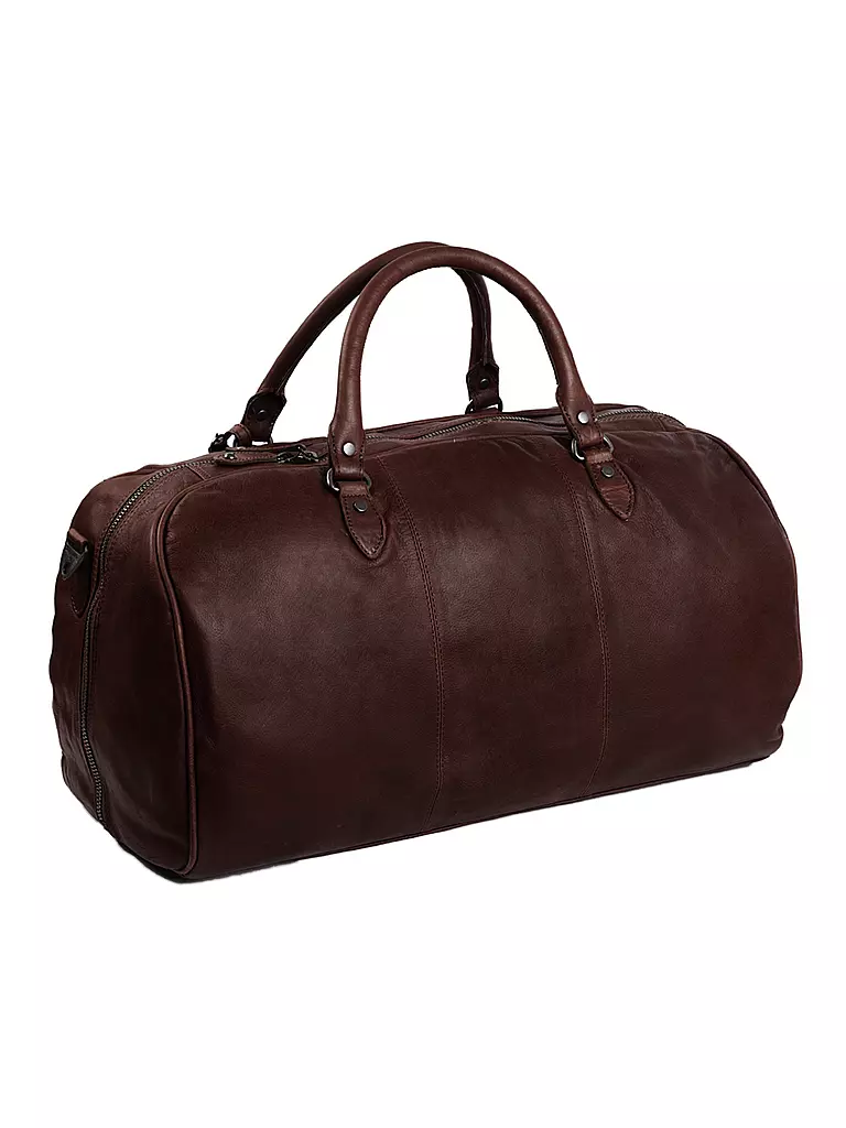 CHESTERFIELD | Ledertasche - Weekender WILLIAM | Marrón