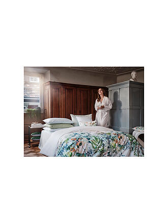 CHRISTIAN FISCHBACHER | Funda nórdica de satén SPRING BREEZE 140x200cm Blanco/Flores