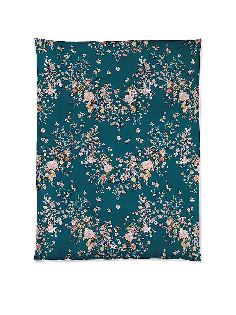 Funda nórdica de satén FANTASIA 140x200cm petróleo gasolina