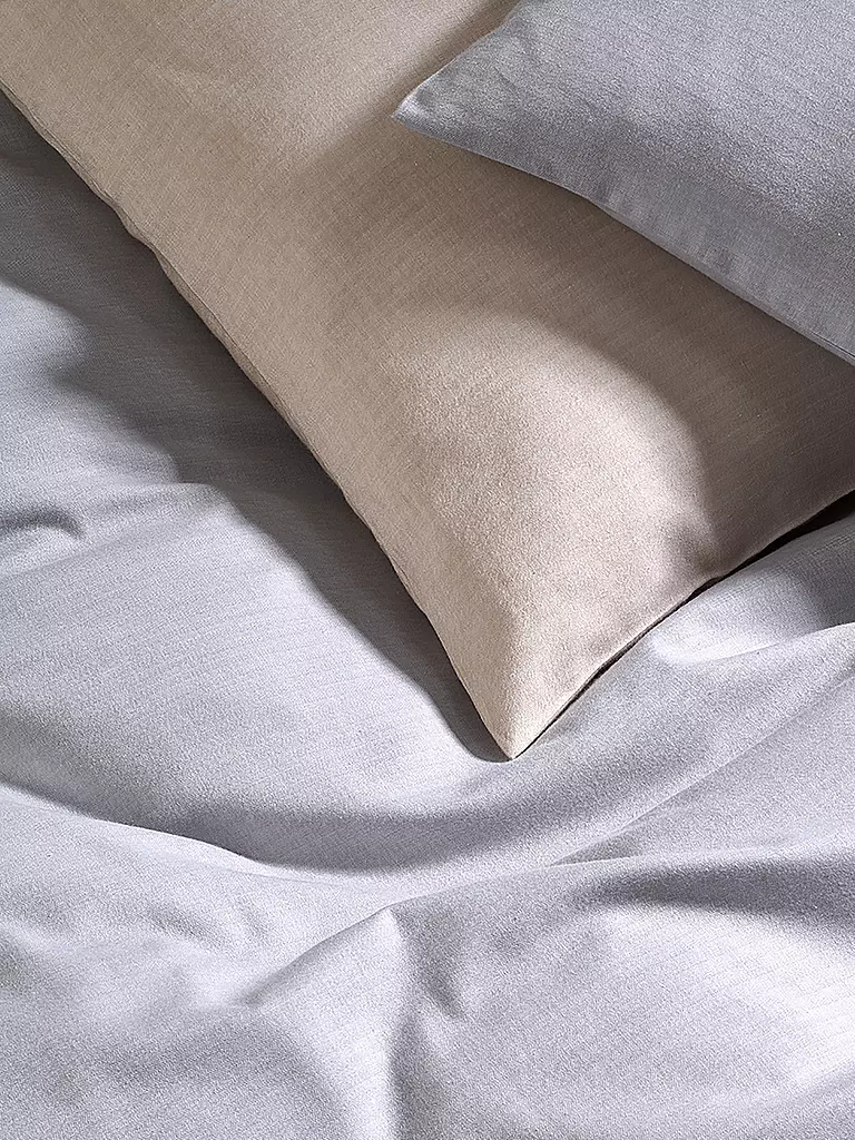 CHRISTIAN FISCHBACHER | Funda de almohada de franela 70x90 Gris | Gris claro
