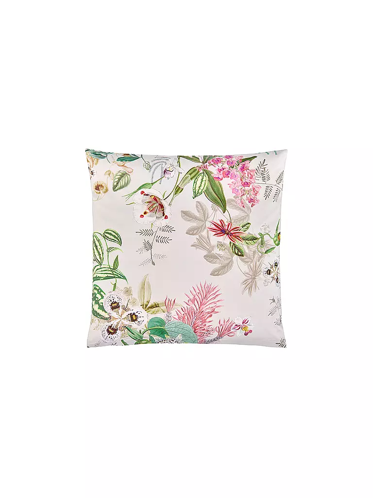 CHRISTIAN FISCHBACHER | Funda de almohada de satén BOTANIC 70x90cm blanco | Blanco