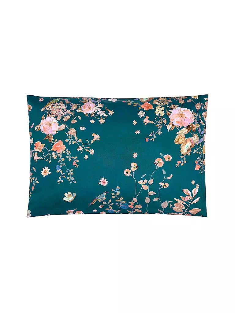CHRISTIAN FISCHBACHER | Funda de almohada de satén FANTASIA 70x90cm Petróleo | Petróleo
