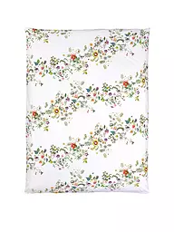 CHRISTIAN FISCHBACHER | Funda de almohada de satén GARLAND 70x90cm Blanco/Flores | Blanco