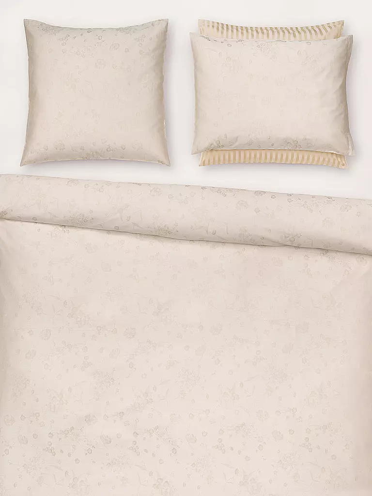 CHRISTIAN FISCHBACHER | Funda de almohada Jacquard FIORI PASTELLO 70x90cm Ivory | Beige