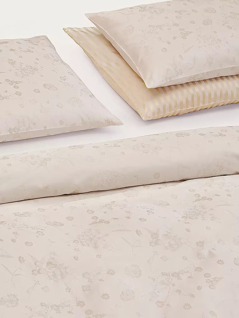 CHRISTIAN FISCHBACHER | Funda de almohada Jacquard FIORI PASTELLO 70x90cm Ivory | Beige