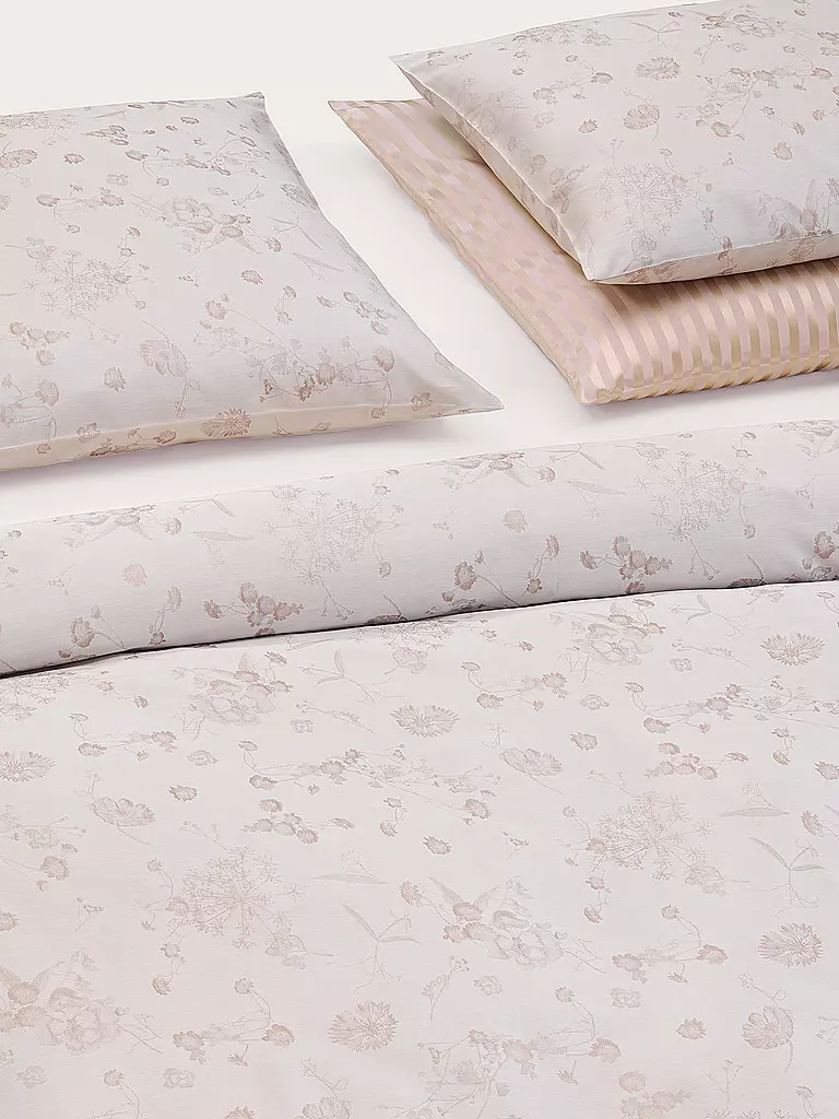 CHRISTIAN FISCHBACHER | Funda de almohada Jacquard FIORI PASTELLO 70x90cm Rosa concha | 