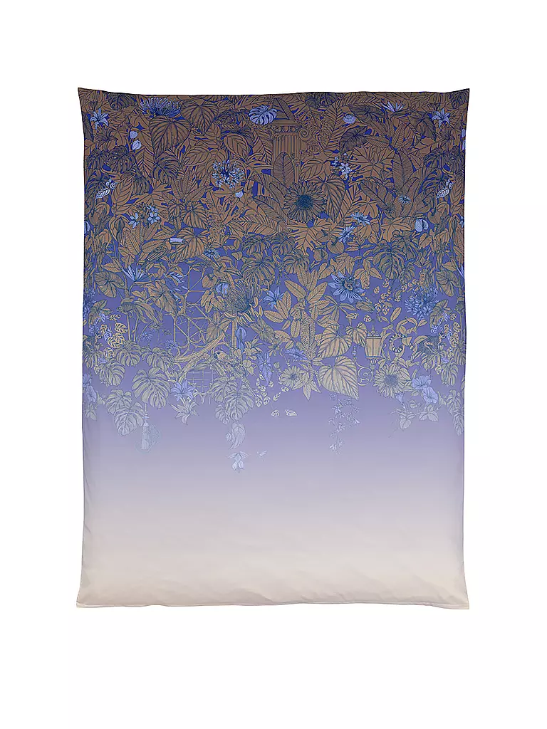 CHRISTIAN FISCHBACHER | Funda nórdica de satén BLUE HOUR 140x200cm Azul/Cobre | Cobre
