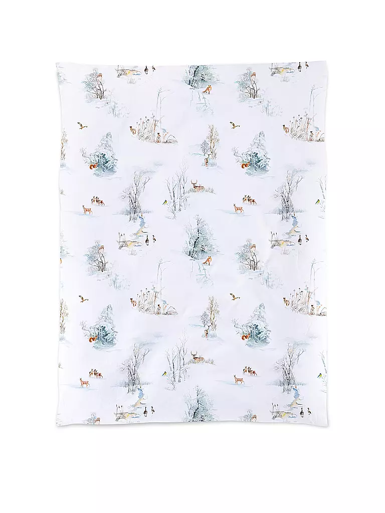 CHRISTIAN FISCHBACHER | Funda nórdica de satén FINJA 140x200cm Blanco | Blanco