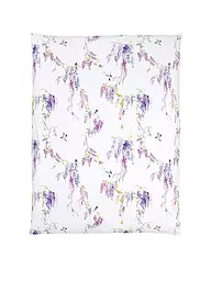 CHRISTIAN FISCHBACHER | Funda nórdica de satén PURPLE RAIN 140x200cm Blanco/Lila | Blanco