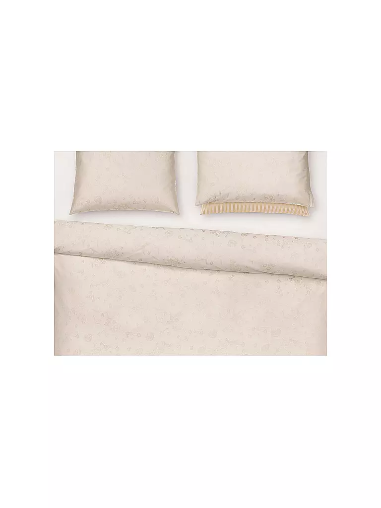 CHRISTIAN FISCHBACHER | Funda nórdica Jacquard FIORI PASTELLO 140x200cm Ivory | Beige