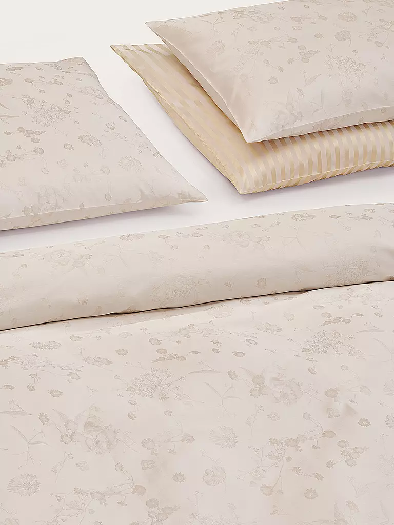 CHRISTIAN FISCHBACHER | Funda nórdica Jacquard FIORI PASTELLO 140x200cm Ivory | Beige