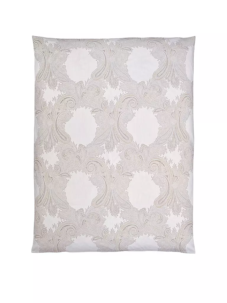 CHRISTIAN FISCHBACHER | Funda nórdica Jacquard GRACE 140x200cm Gris plateado | Gris claro