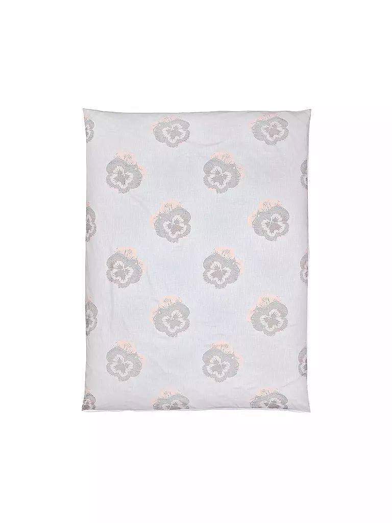 CHRISTIAN FISCHBACHER | Funda nórdica Jacquard Pansy 140x200cm Plata/Rosa | Plata
