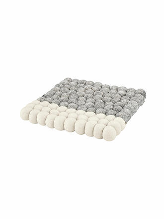 CILIO | Posavasos LANA DUE Lana Gris-Blanco