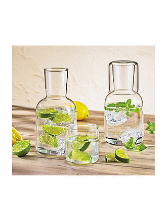 CILIO | Jarra de agua con vaso LORENZO 750/200ml Borosilicato Transparente
