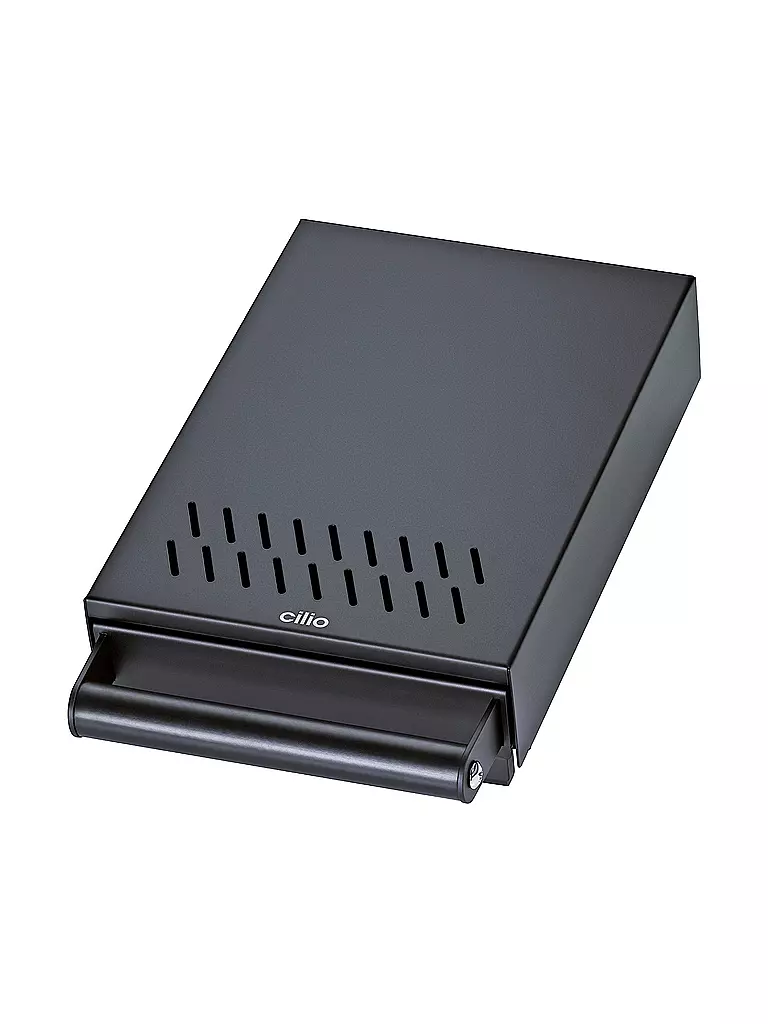 CILIO | Cajón para posos de café BARISTA Acero inox. Negro | 