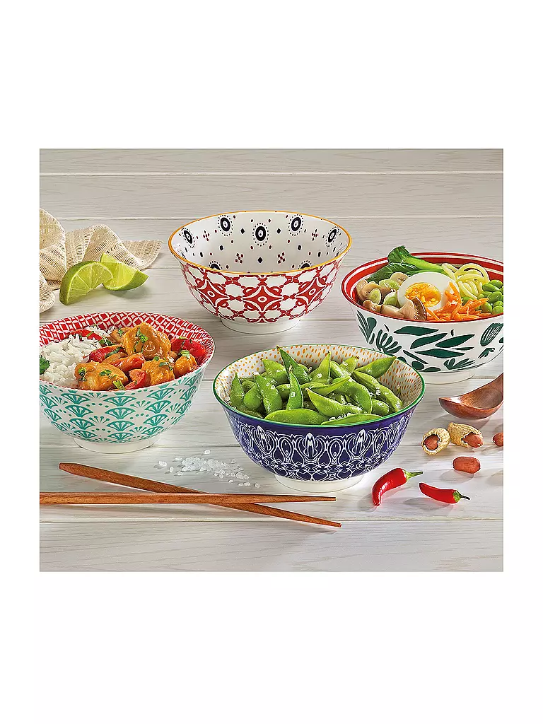 CILIO | Cuenco para postre - Bowl AMICI 15,5cm Azulejos | Multicolor