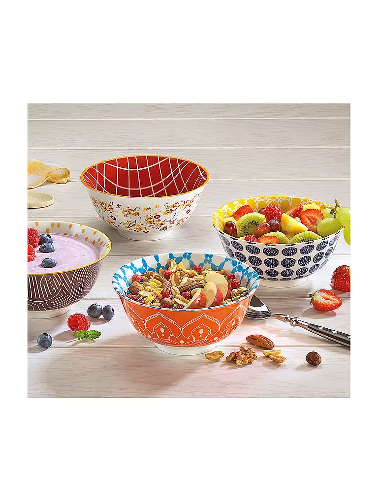 CILIO | Cuenco para postre - Bowl AMICI 15,5cm Puntos | Multicolor