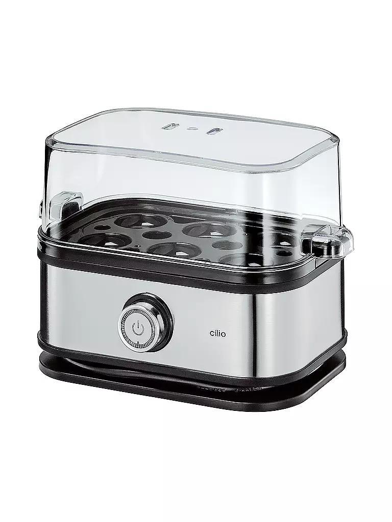 CILIO | Hervidor de huevos CLASSIC 6 unidades | Plata