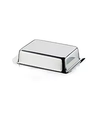 CILIO | Mantequillera para nevera de 16x10 cm | Plata