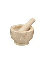 CILIO | Mortero de mármol 9cm | Beige