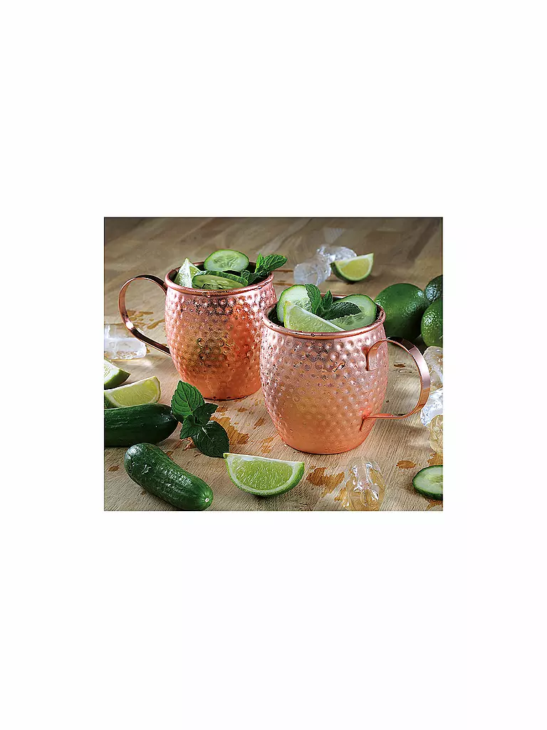 CILIO | Vaso MOSCOW MULE con martillado 500ml | Cobre