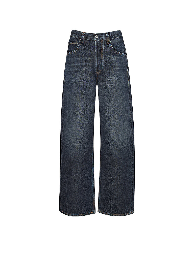 Jeans de pierna ancha azul oscuro 27