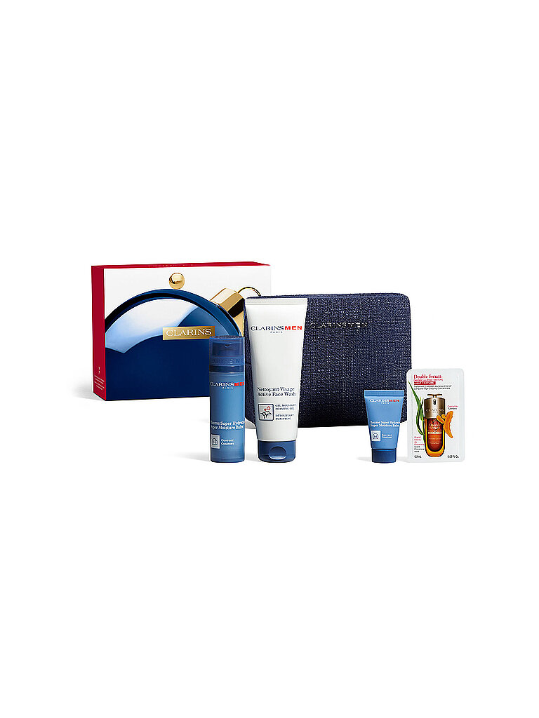 CLARINS Set de regalo - Clarinsmen Hydration Holiday Season 125ml / 50ml / 12ml / 0,9ml