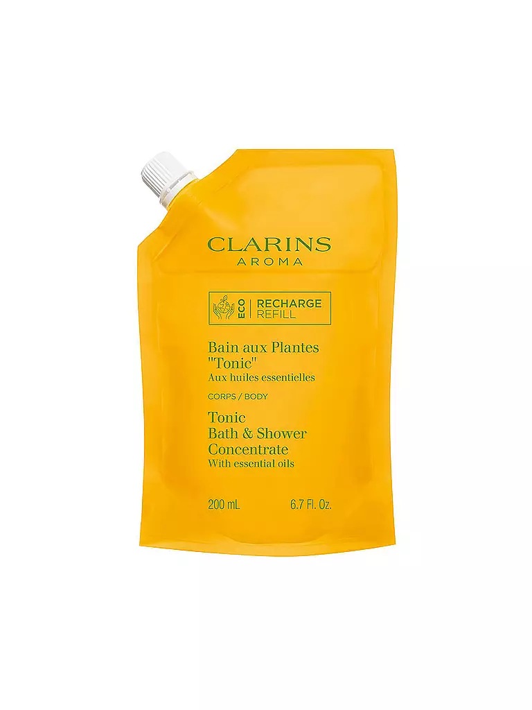 CLARINS | Bain aux Plantes "Tonic" - Recarga 200ml | Sin color