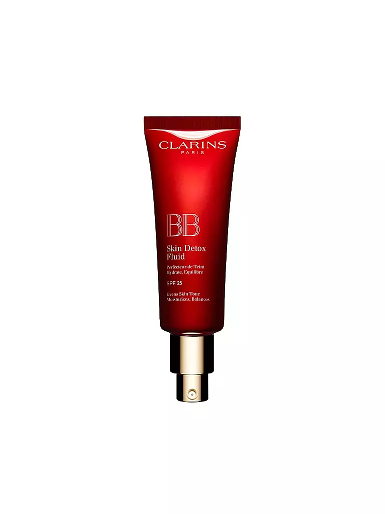 CLARINS | Crema facial - BB Skin Detox Fluid SPF25 (02 Medium) | Camel