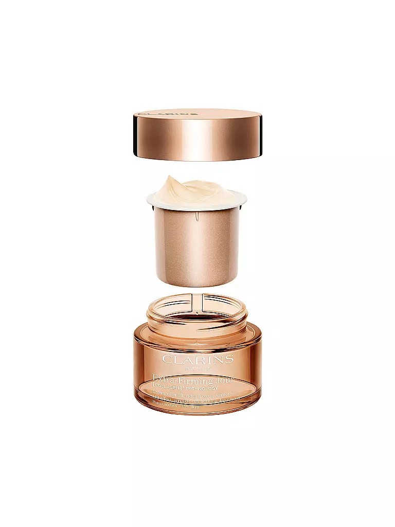 CLARINS | Crema facial - Extra-Firming Jour [COLLAGEN]³ TECHNOLOGY Crème Peaux sèches recargable 50ml | 