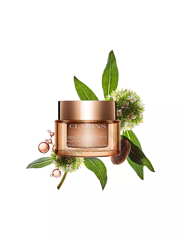 CLARINS | Crema facial - Extra-Firming Jour SPF 15 [COLLAGEN]³ TECHNOLOGY Toutes Peaux recargable 50ml | Sin color