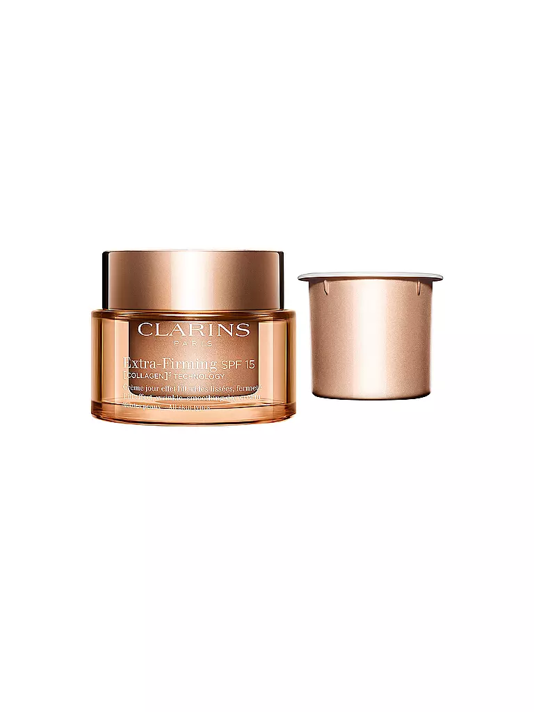 CLARINS | Crema facial - Extra-Firming Jour SPF 15 [COLLAGEN]³ TECHNOLOGY Toutes Peaux recargable 50ml | Sin color