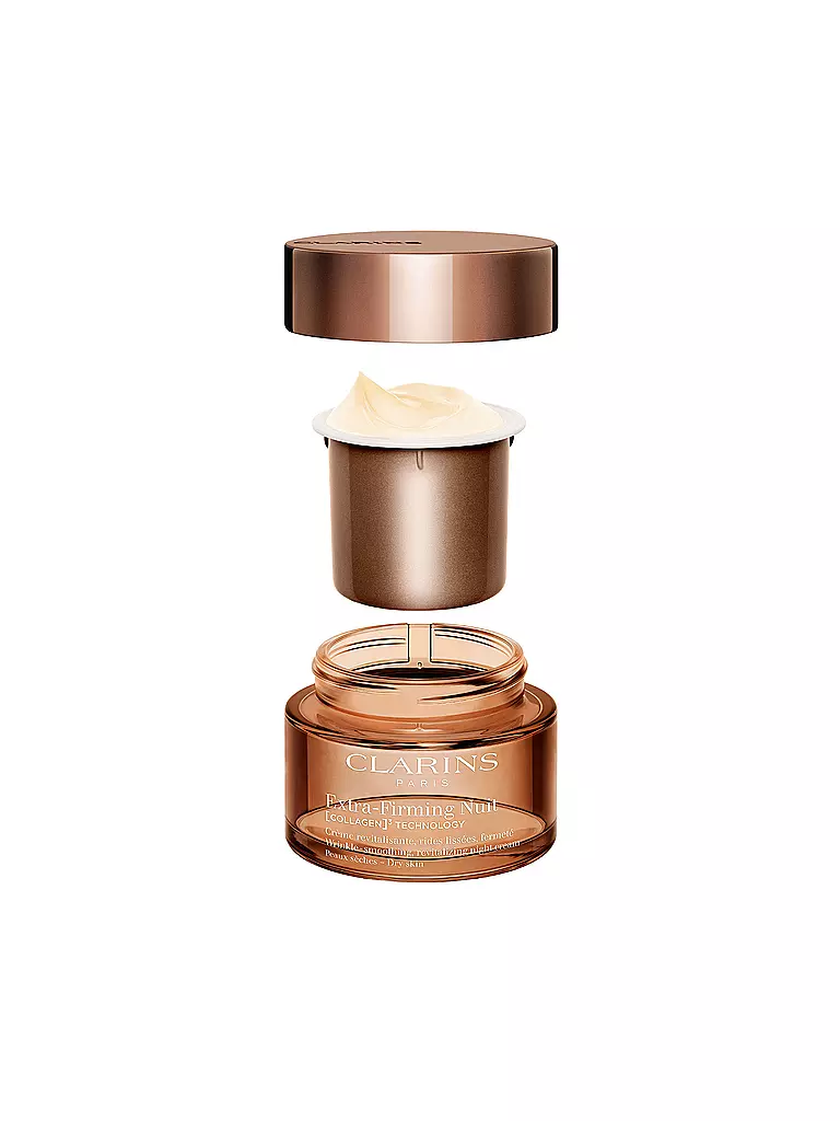 CLARINS | Crema facial - Extra-Firming Nuit [COLLAGEN]³ TECHNOLOGY Crème Peaux sèches Recambio 50ml | Sin color