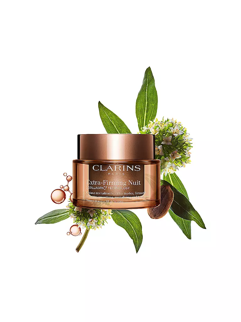 CLARINS | Crema facial - Extra-Firming Nuit [COLLAGEN]³ TECHNOLOGY Crème Toutes Peaux Recambio 50ml | 