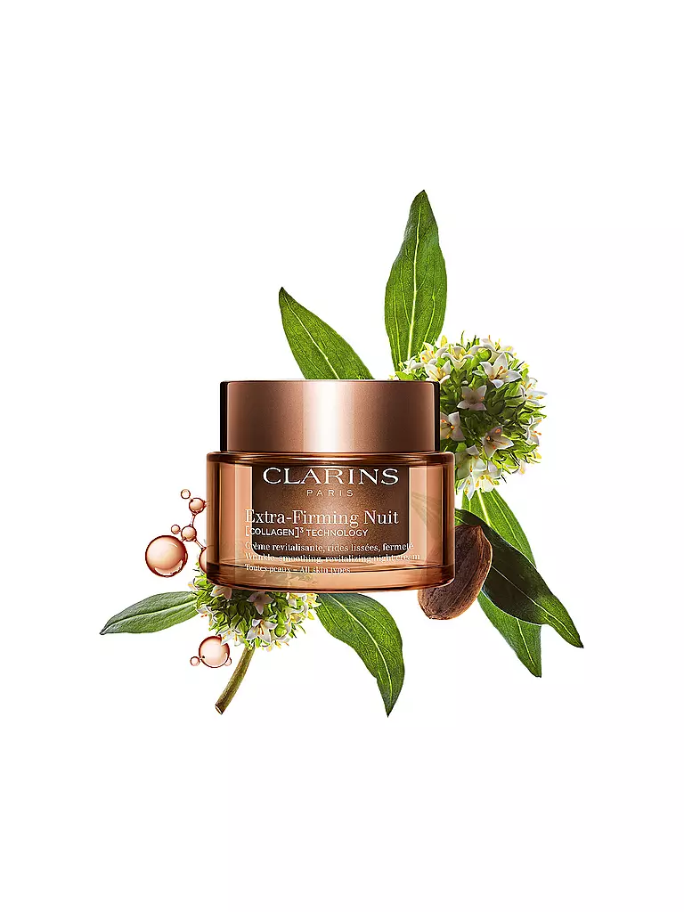 CLARINS | Crema facial - Extra-Firming Nuit [COLLAGEN]³ TECHNOLOGY Crème Toutes Peaux rellenable 50ml | Sin color